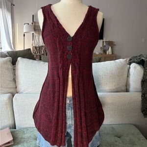 Kim Rogers Sleeveless Cardigan
